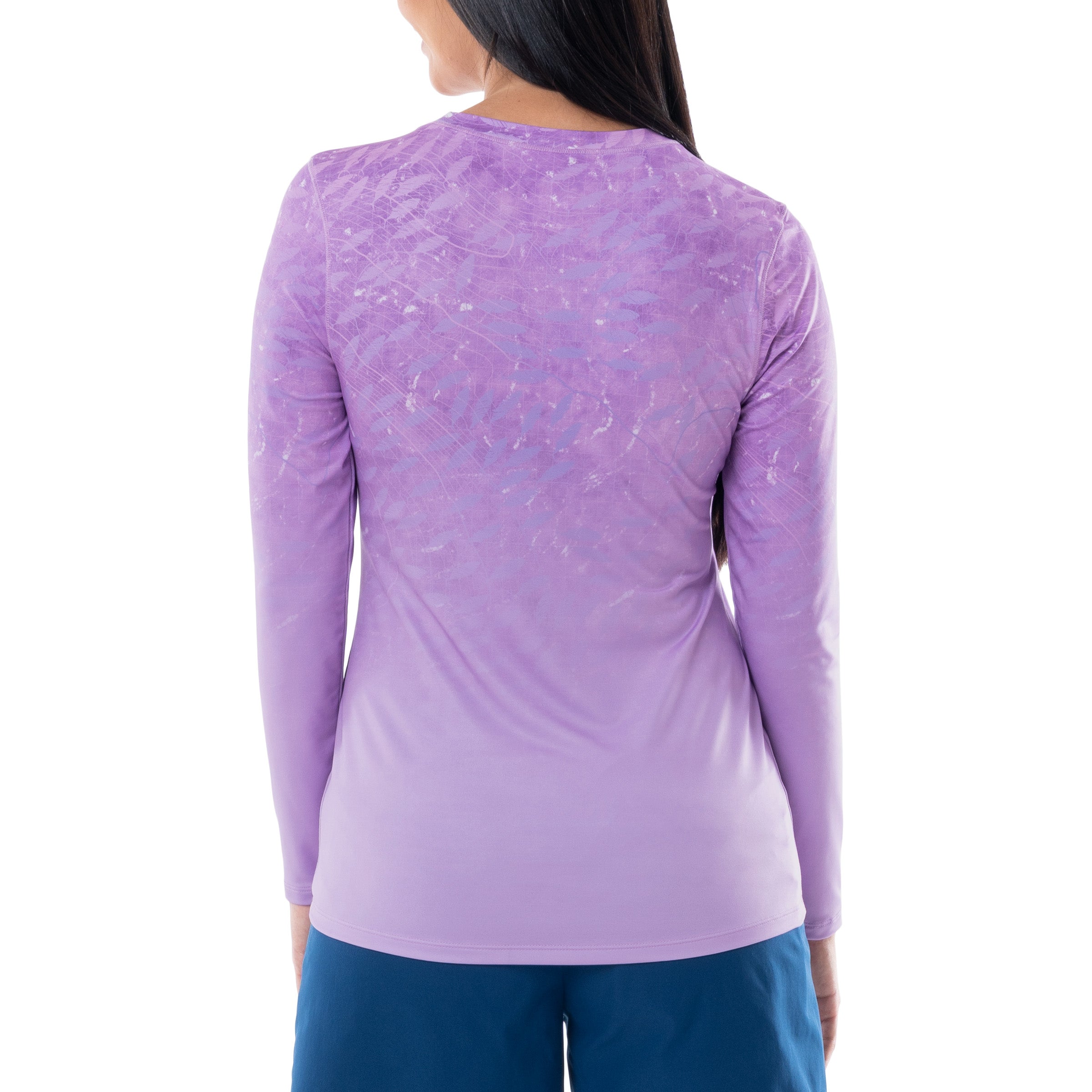 Ladies Tuna Radar Long Sleeve Performance Sun Protection Top View 2