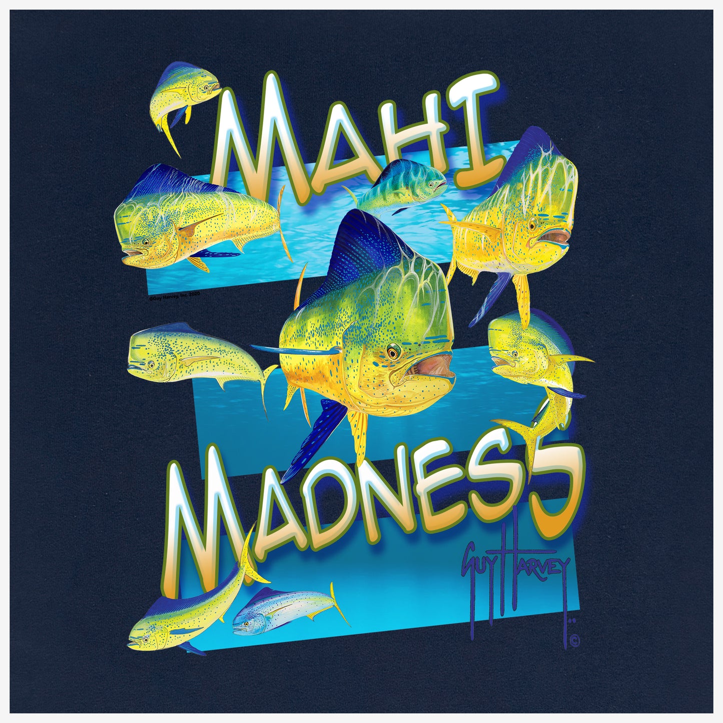 Mahi Madness Long Sleeve Big & Tall 4XL
