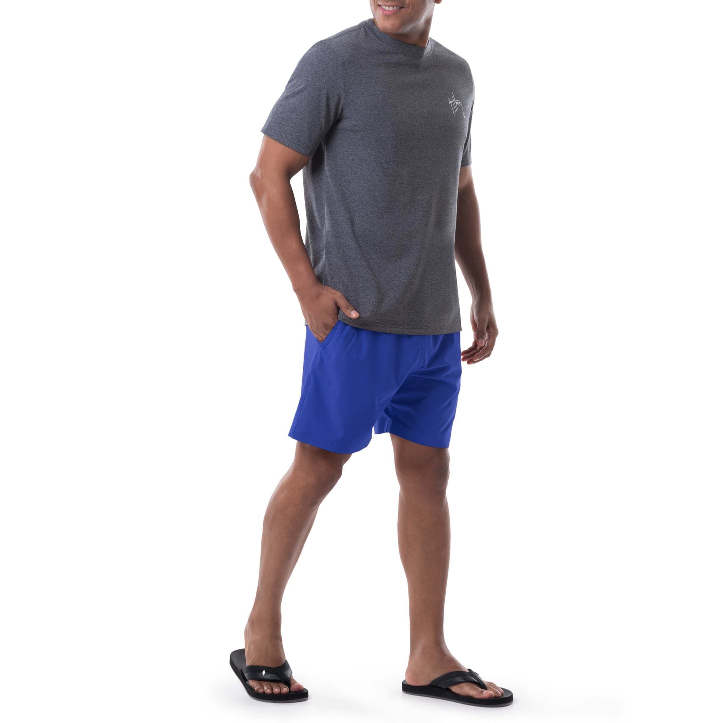 Men's EA Blue Marlin Threadcycled Short Sleeve T-Shirt