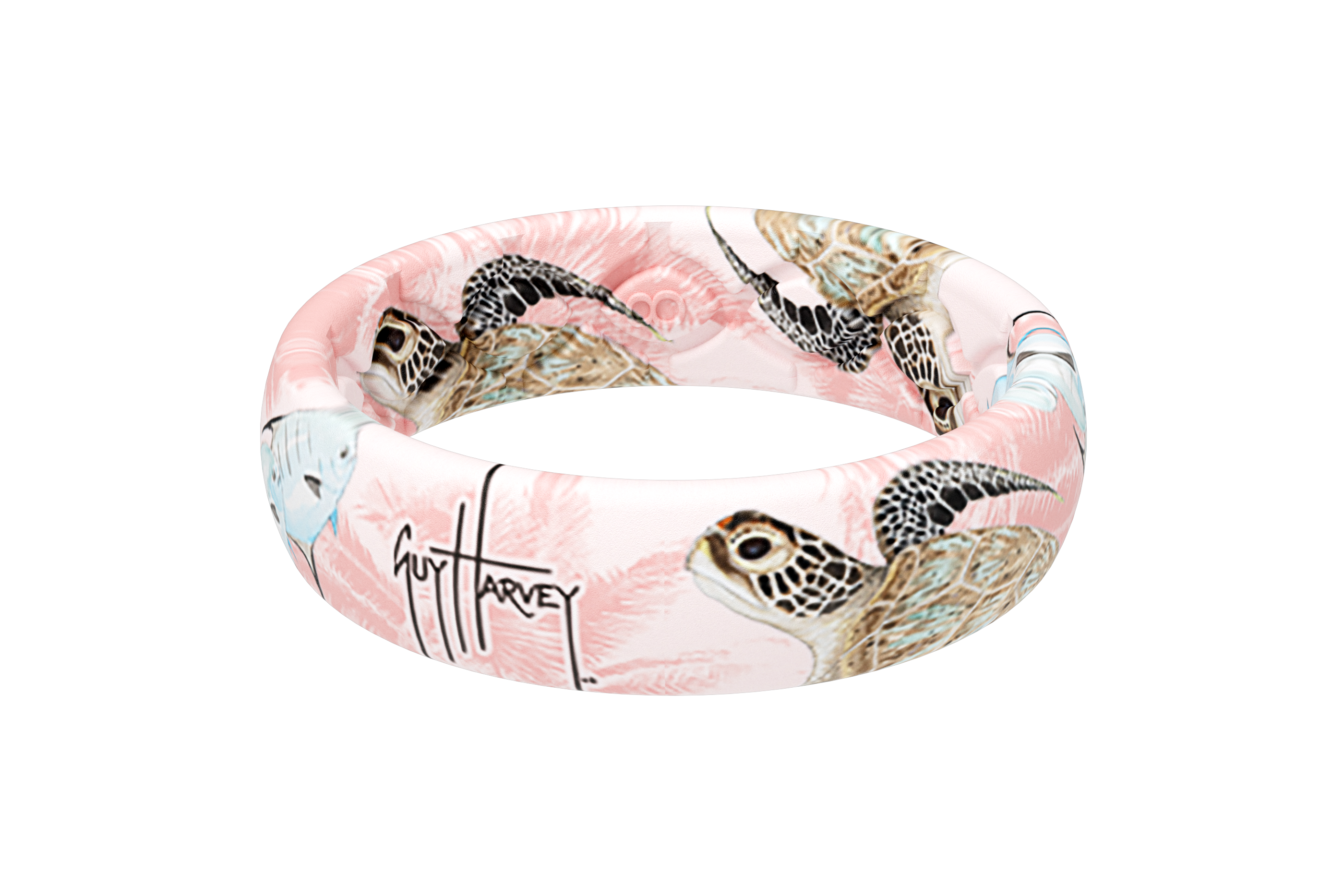 Guy Harvey pink turtle ring view 1 View 1