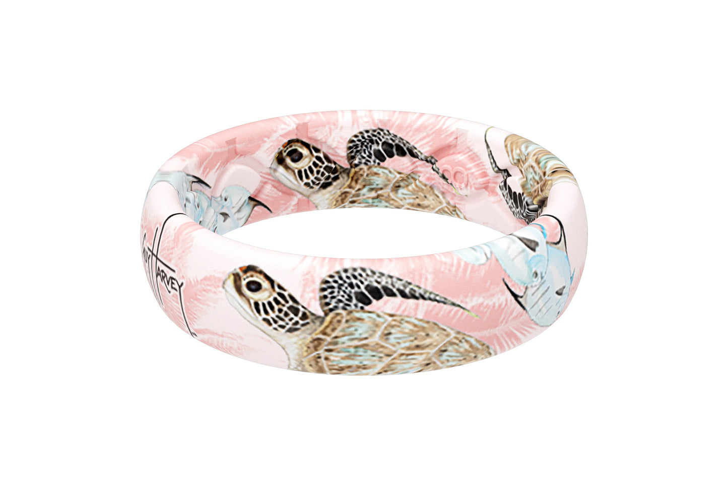 Guy Harvey pink turtle ring view 4 View 4