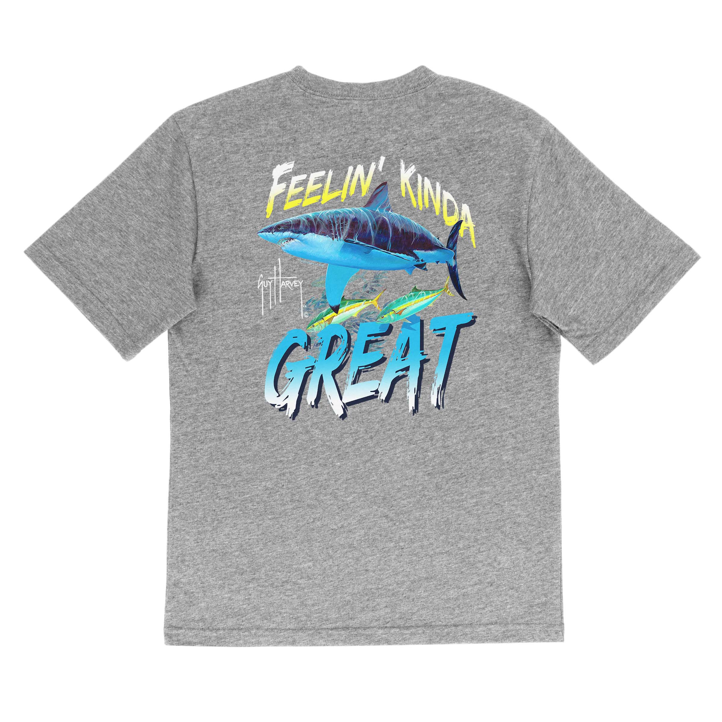 Kids Feelin' Great Short Sleeve Grey T-Shirt View 1