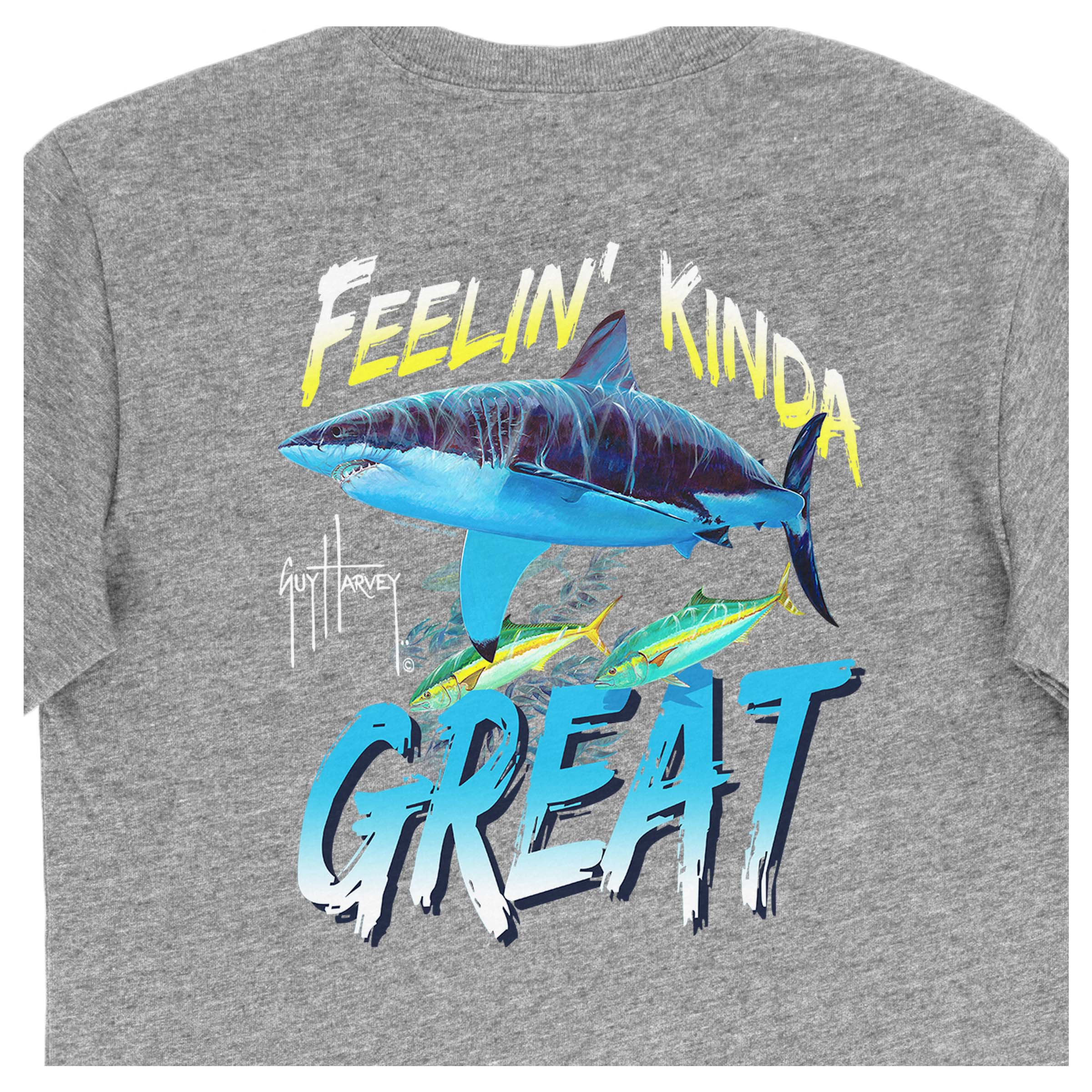 Kids Feelin' Great Short Sleeve Grey T-Shirt View 2