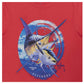 Kids Marlin Chase Short Sleeve Red T-Shirt View 2