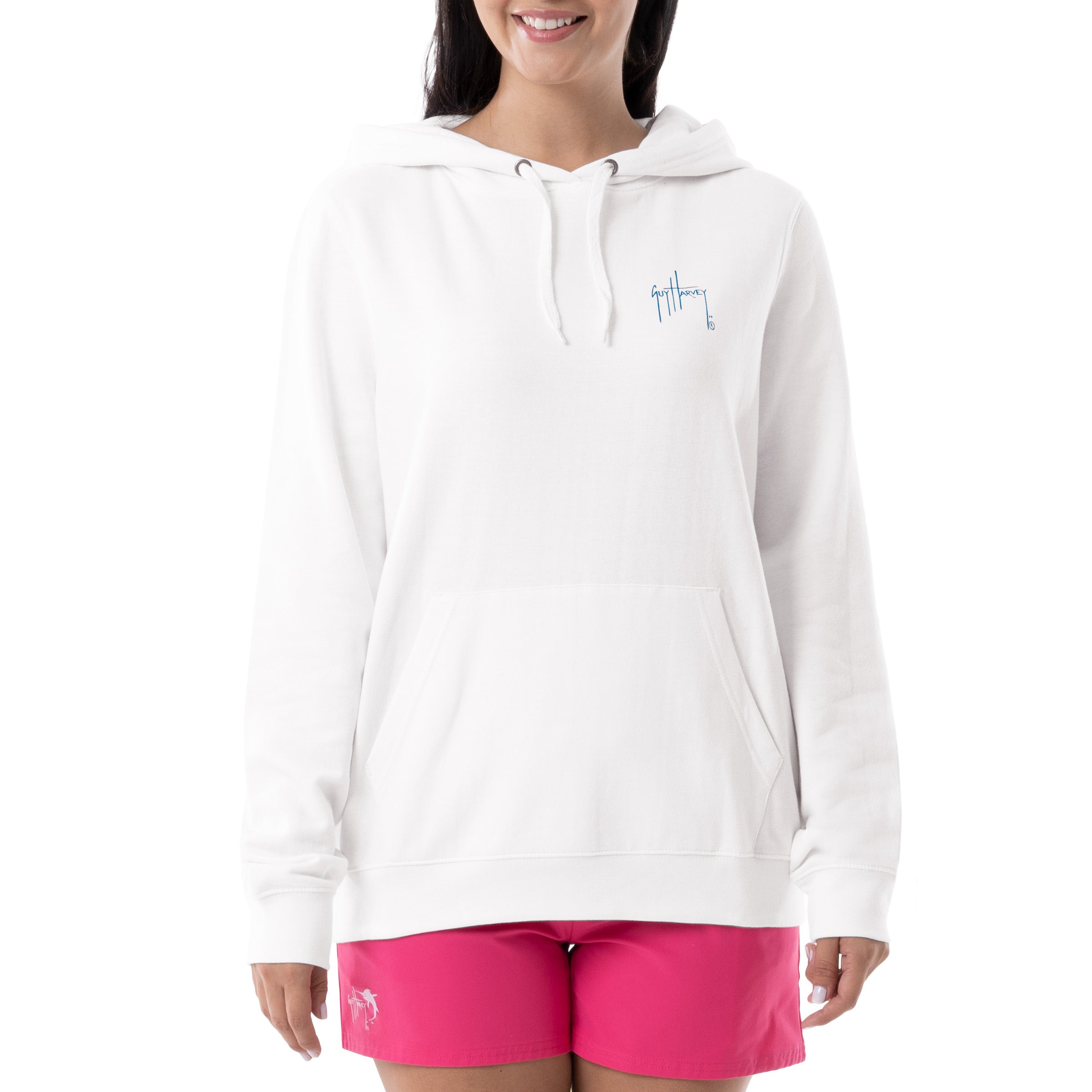 Ladies Tropical Paradise Fleece Hoodie View 2