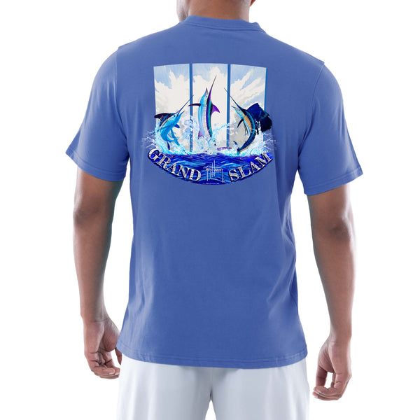 Men s Grand Slam Short Sleeve T Shirt Guy Harvey Guy Harvey