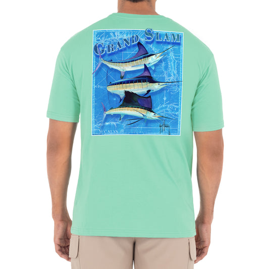 Men's Billfish Grand Slam Short Sleeve Pocket T-Shirt View 1