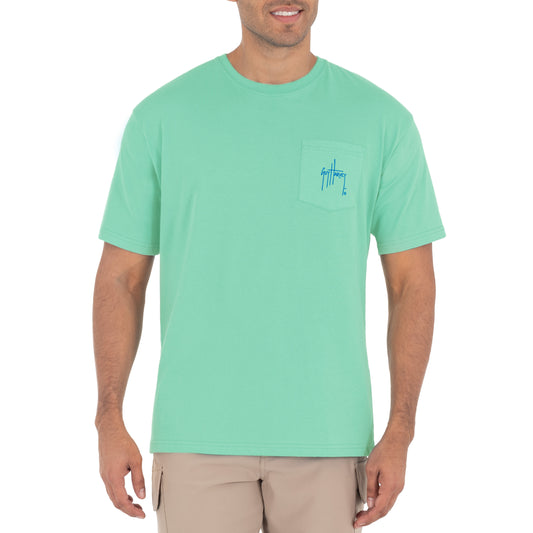 Men's Billfish Grand Slam Short Sleeve Pocket T-Shirt View 2