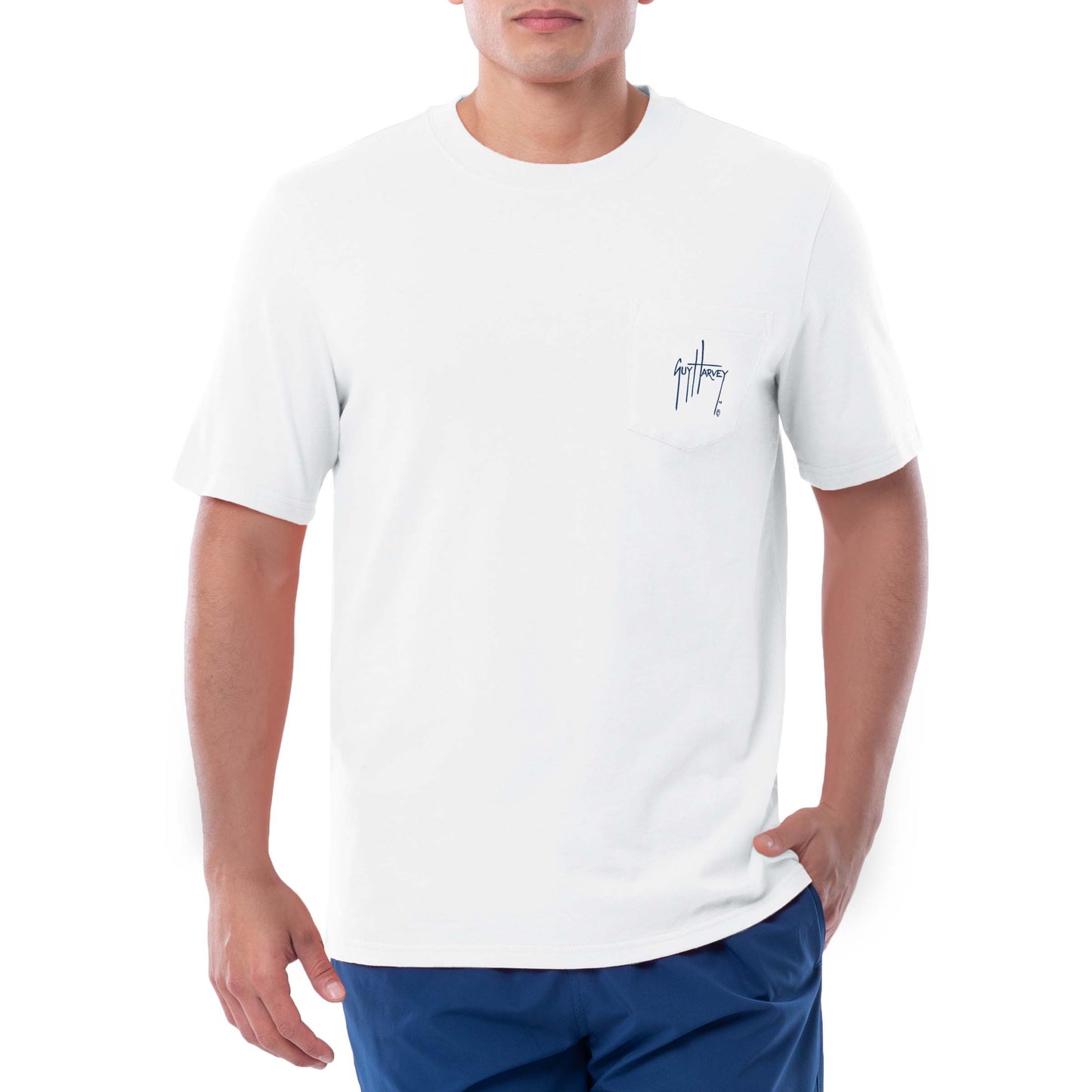 Men's GH Authentic Short Sleeve Pocket T-Shirt | Guy Harvey – Guy
