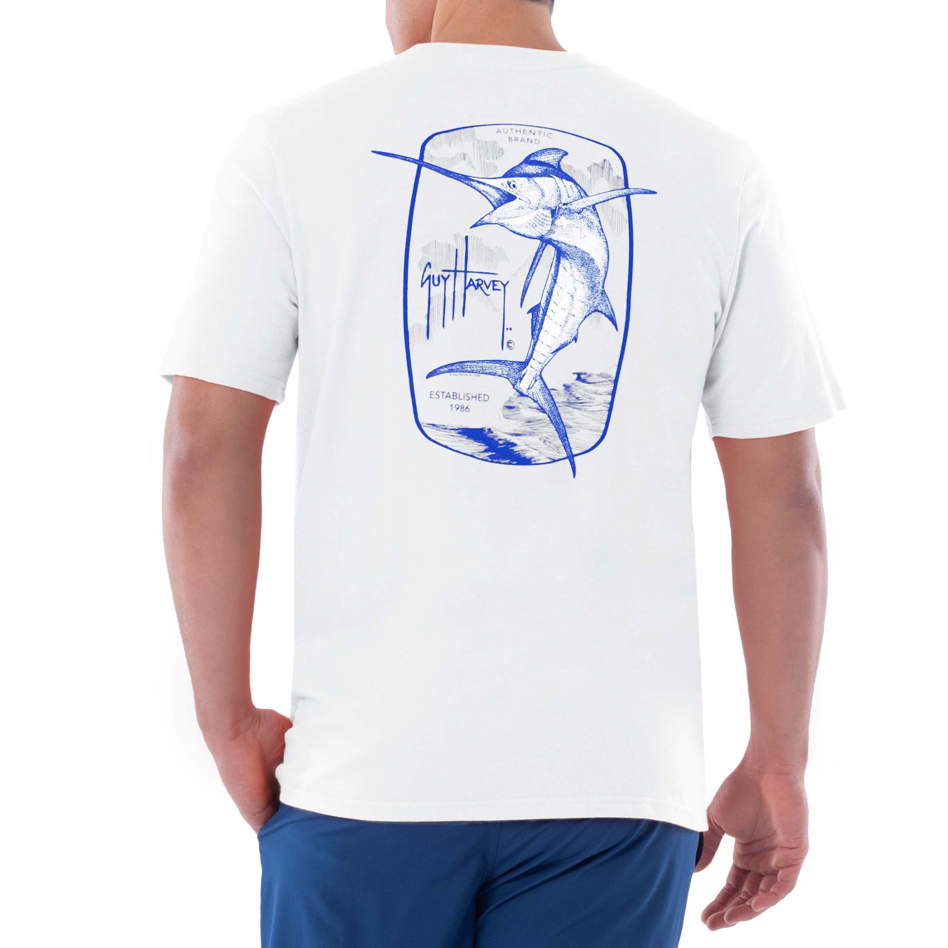 Guy Harvey Neon Offshore Classic Boys T-Shirt