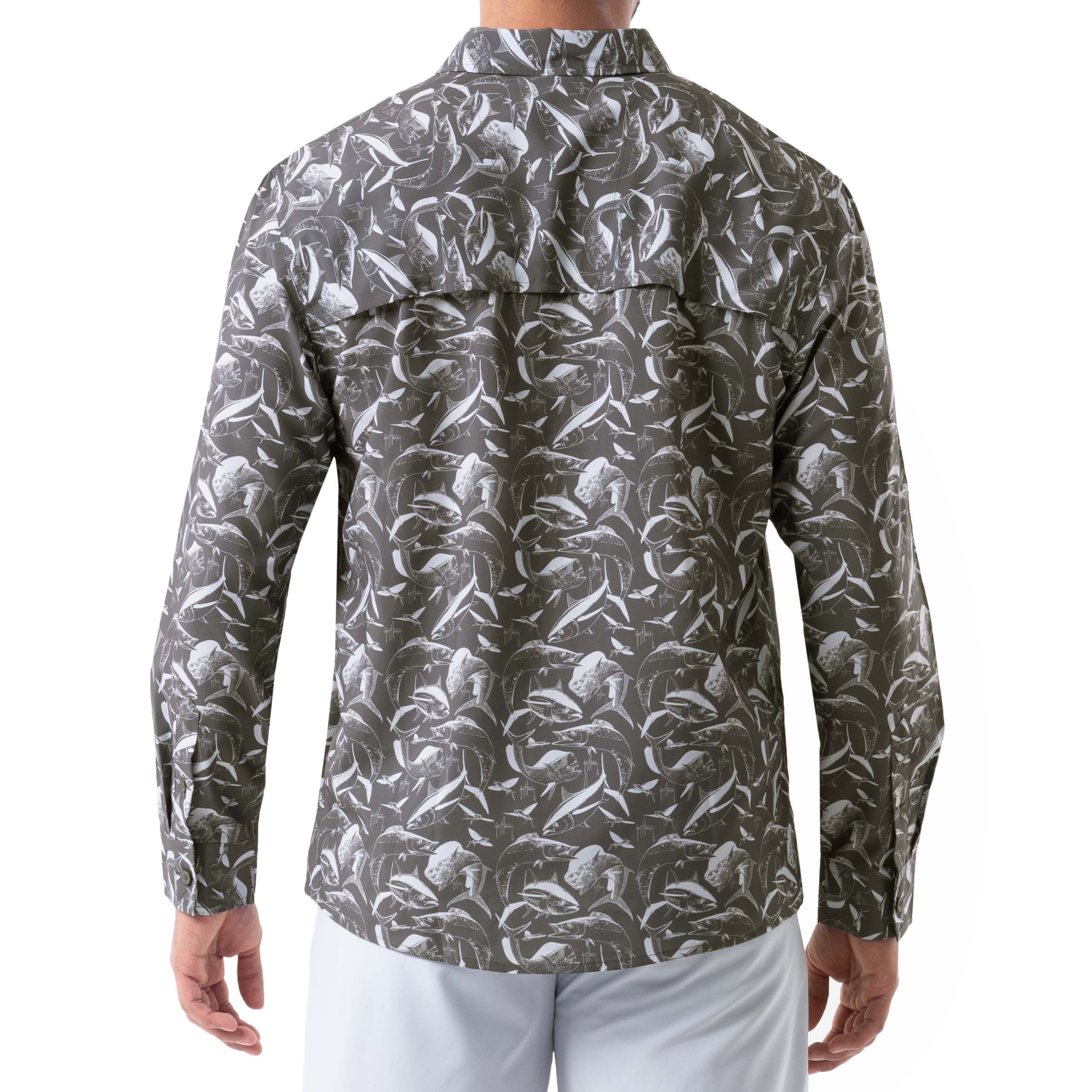 Men's Dive Harvey Long Sleeve Fishing Shirt View 2