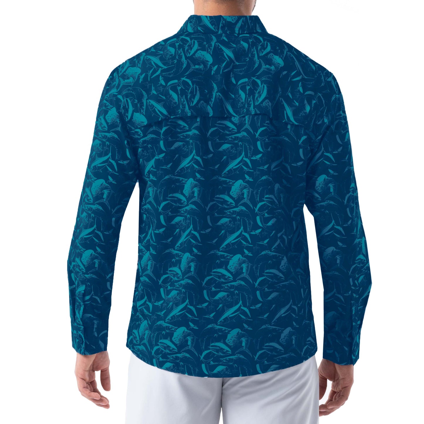 Men's Dive Harvey Long Sleeve Fishing Shirt View 9