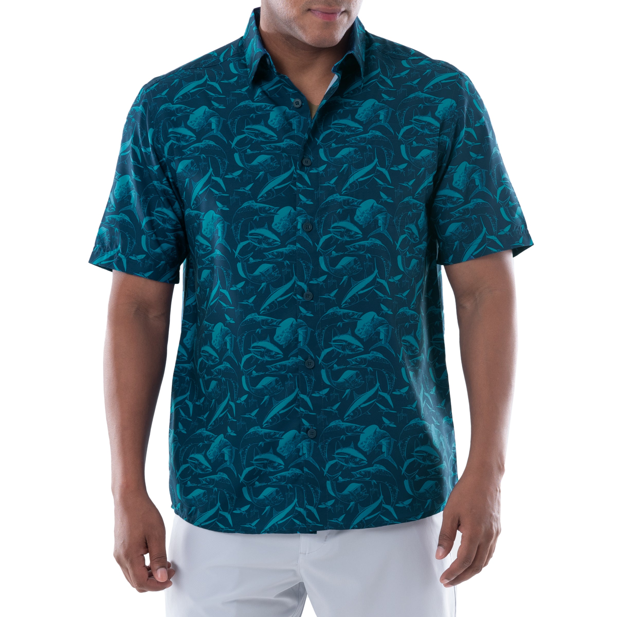 Men's Dive Harvey Short Sleeve Fishing Shirt View 5