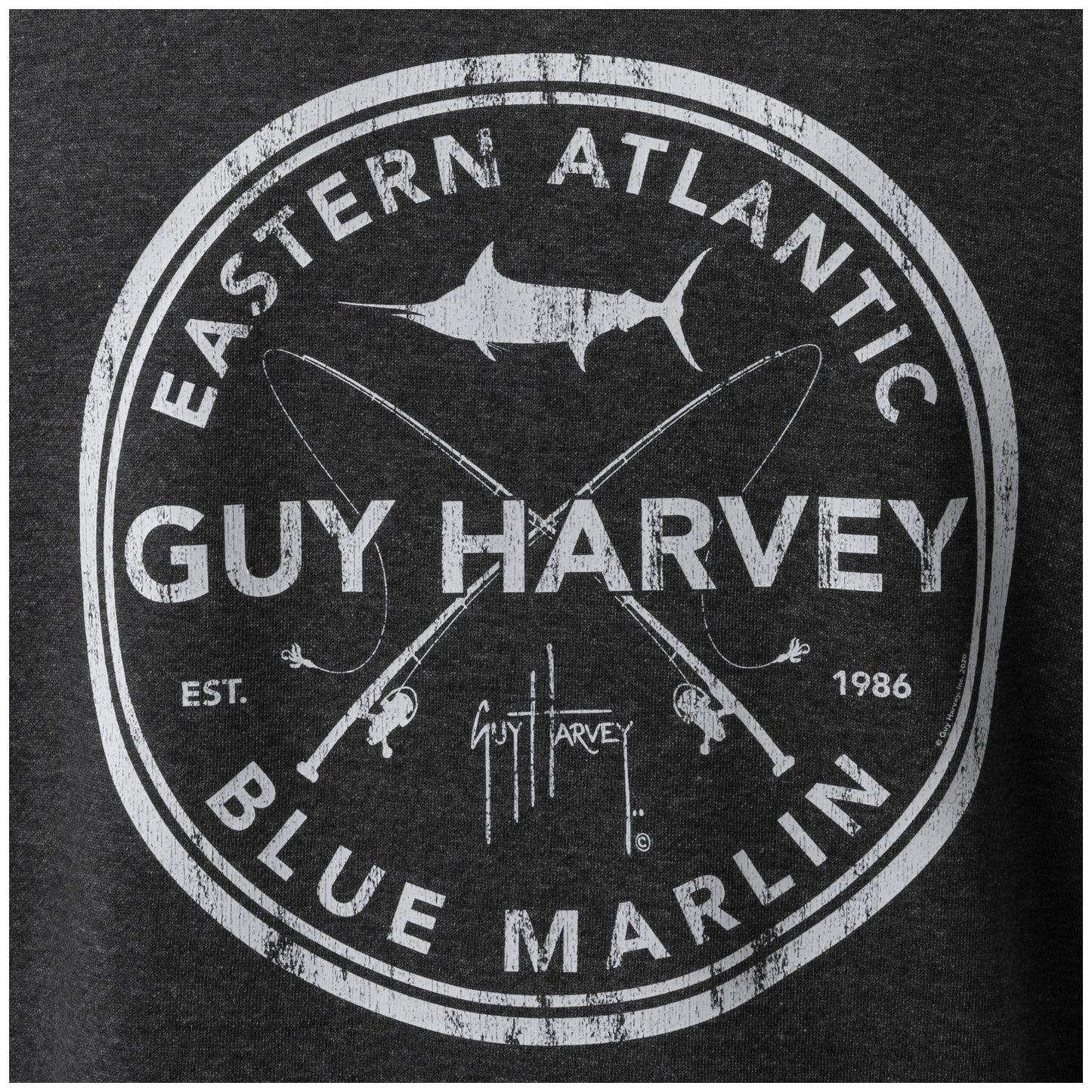 Men's EA Blue Marlin Fleece Hoodie