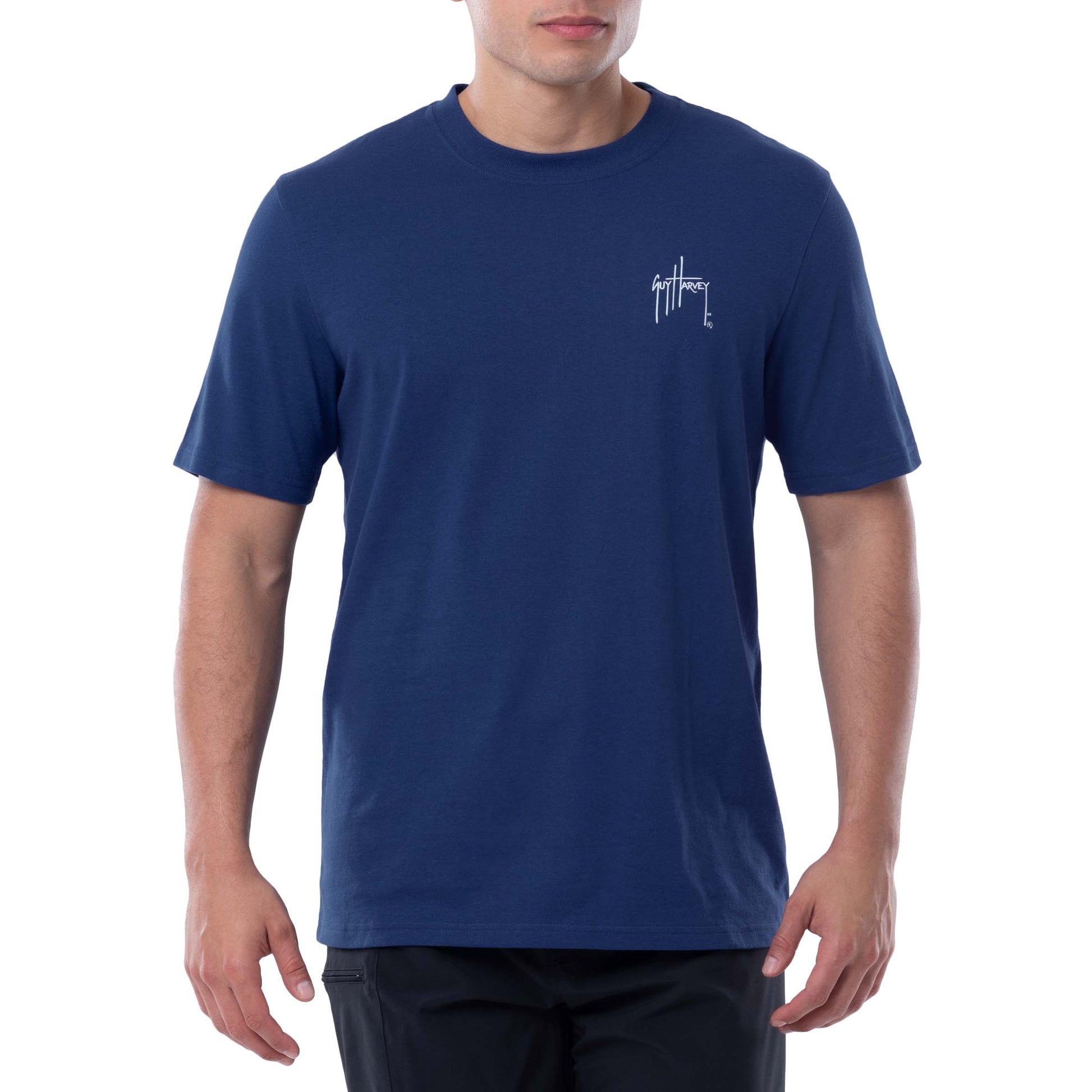Guy Harvey | Men's Twin Sails Short Sleeve T-Shirt, Small