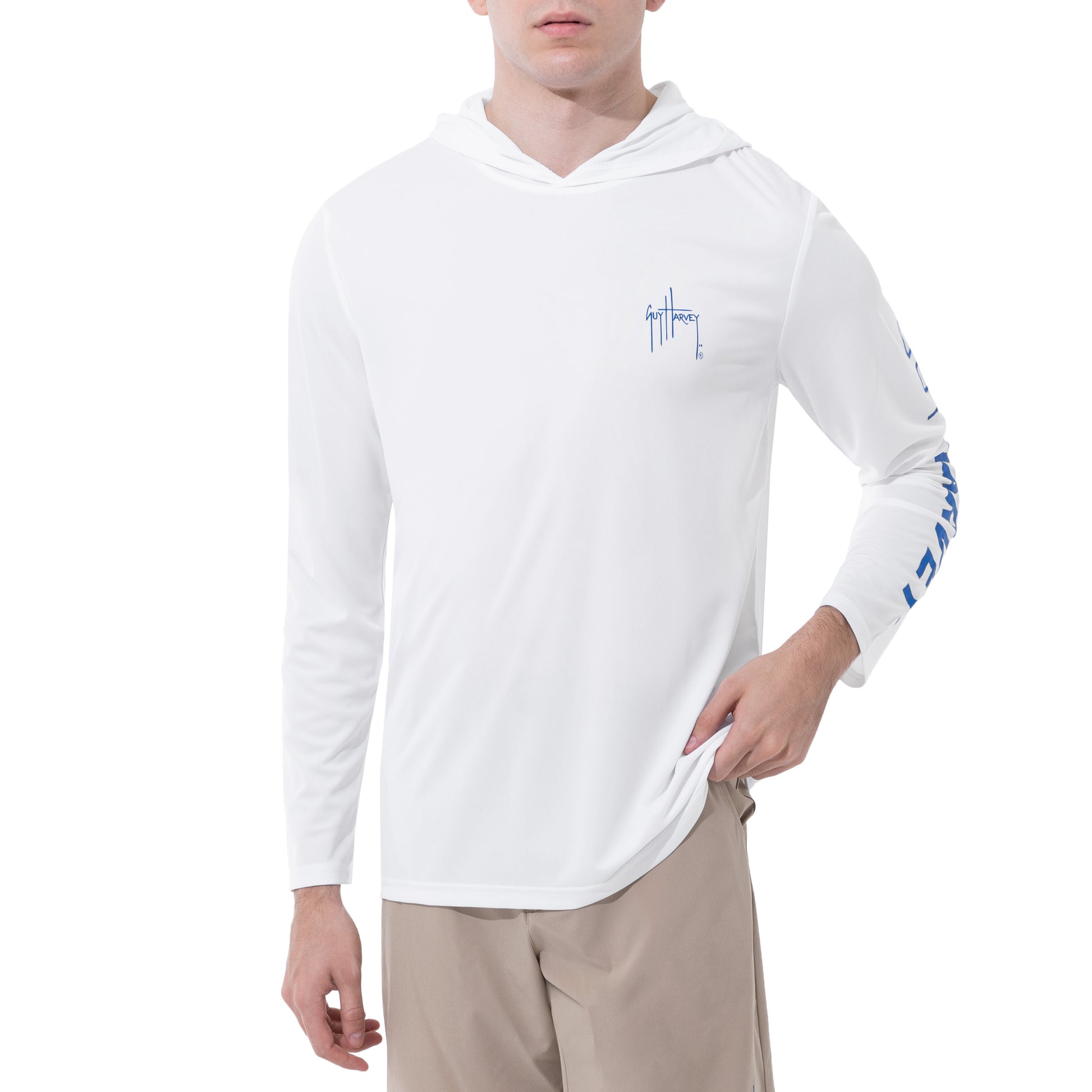 Inadays Men's UPF 50+ Sun Protection Hoodie Shirts Long Sleeve