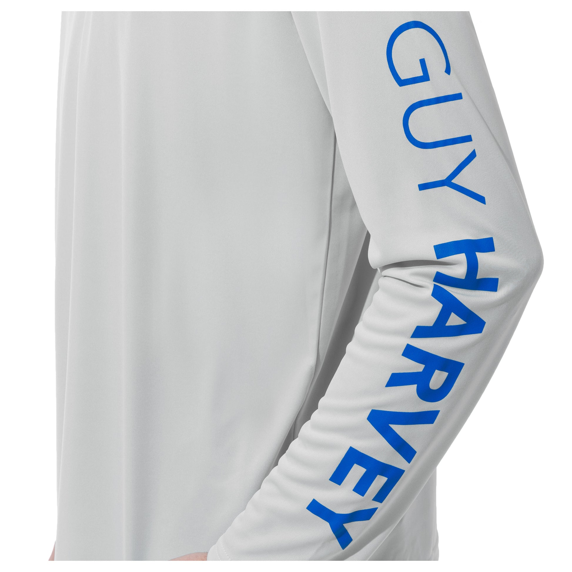 Guy Harvey Men's Long Sleeve Performance Fishing Shirt S Bright White