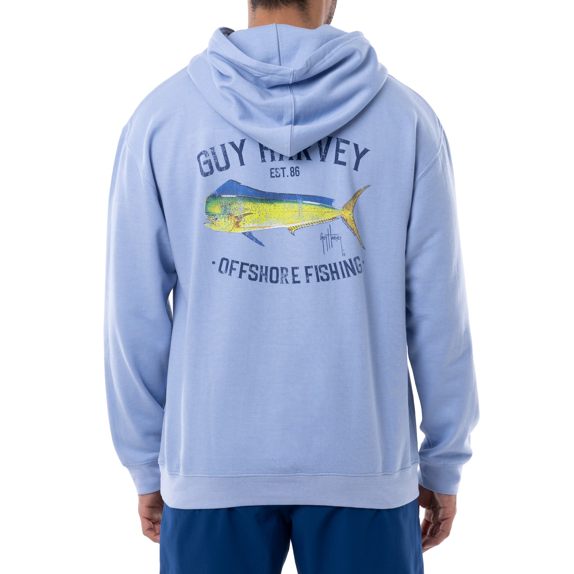 Men's Offshore Fishing Fleece Hoodie – Guy Harvey