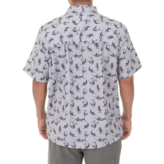 Men's Retro Billfish Short Sleeve Fishing Shirt
