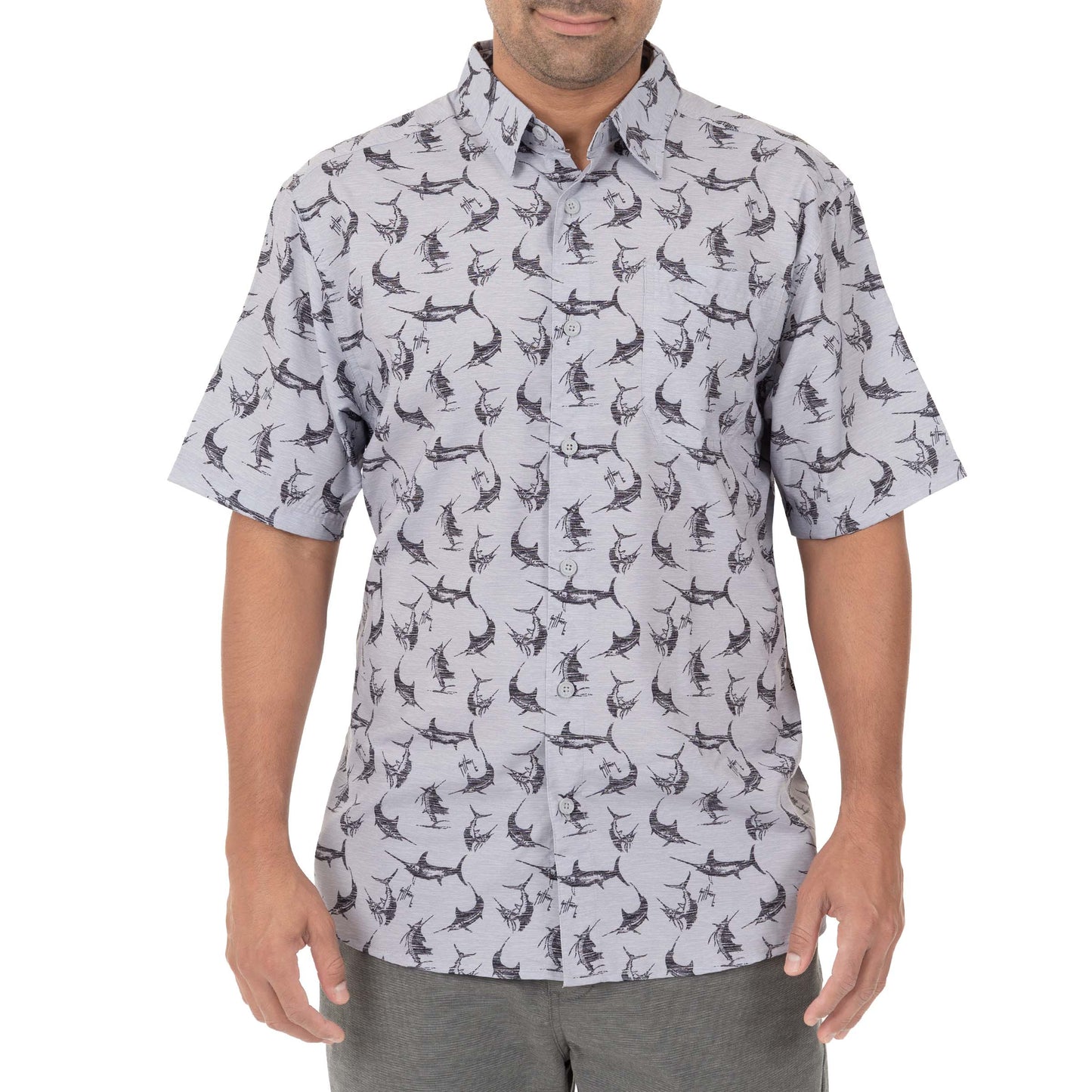 Men's Retro Billfish Short Sleeve Fishing Shirt – Guy Harvey