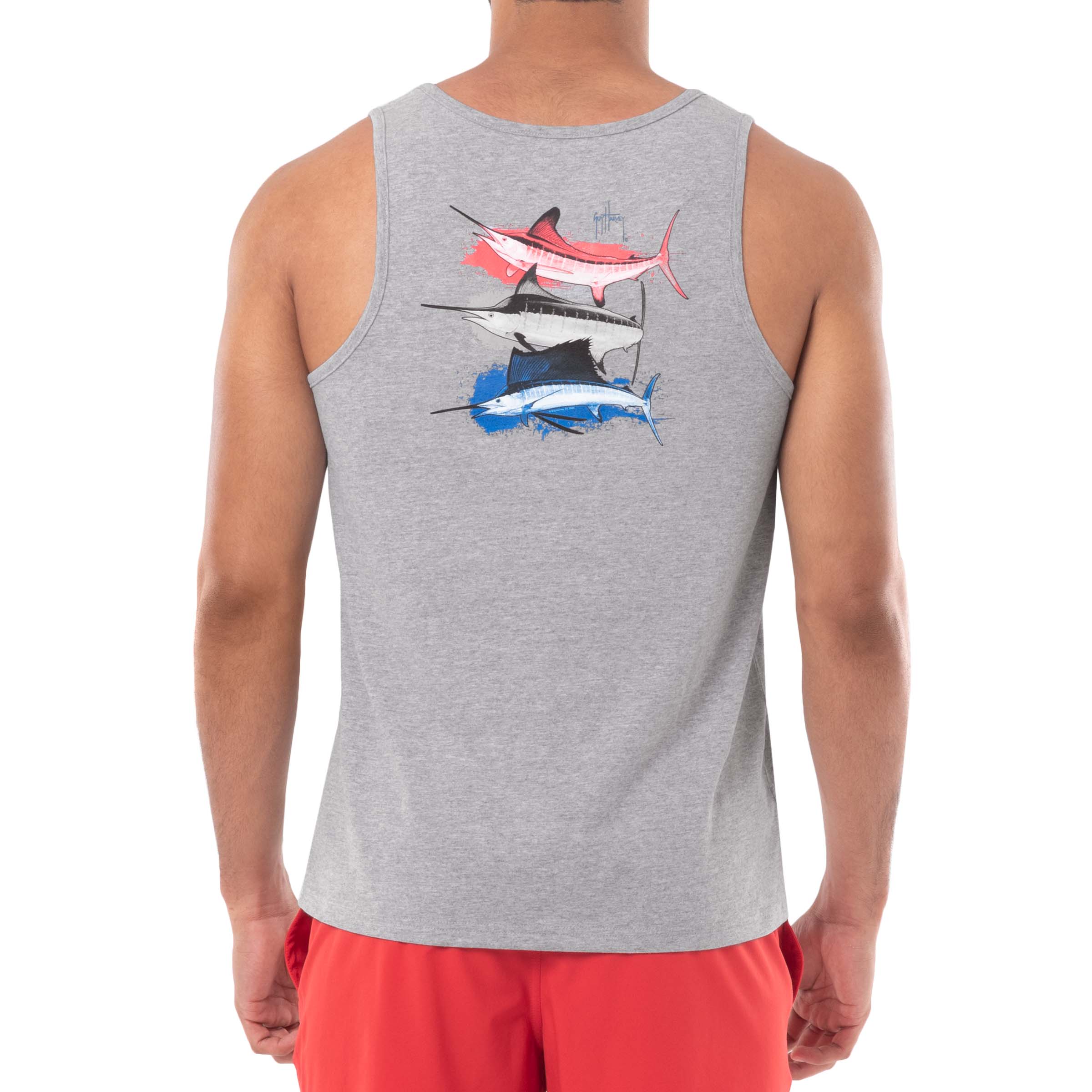 Men's American Bills Grey Tank Top View 1