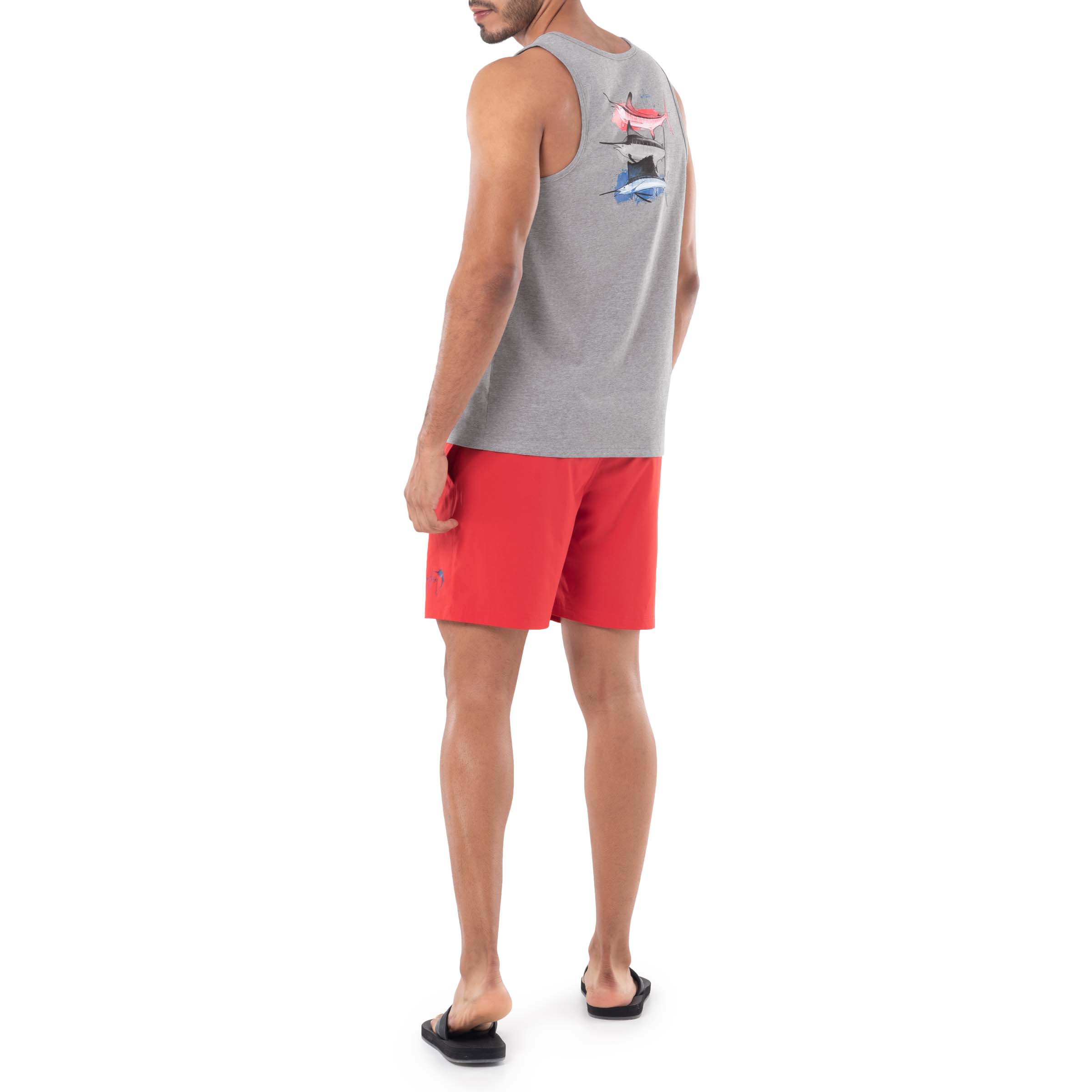 Men's American Bills Grey Tank Top View 3