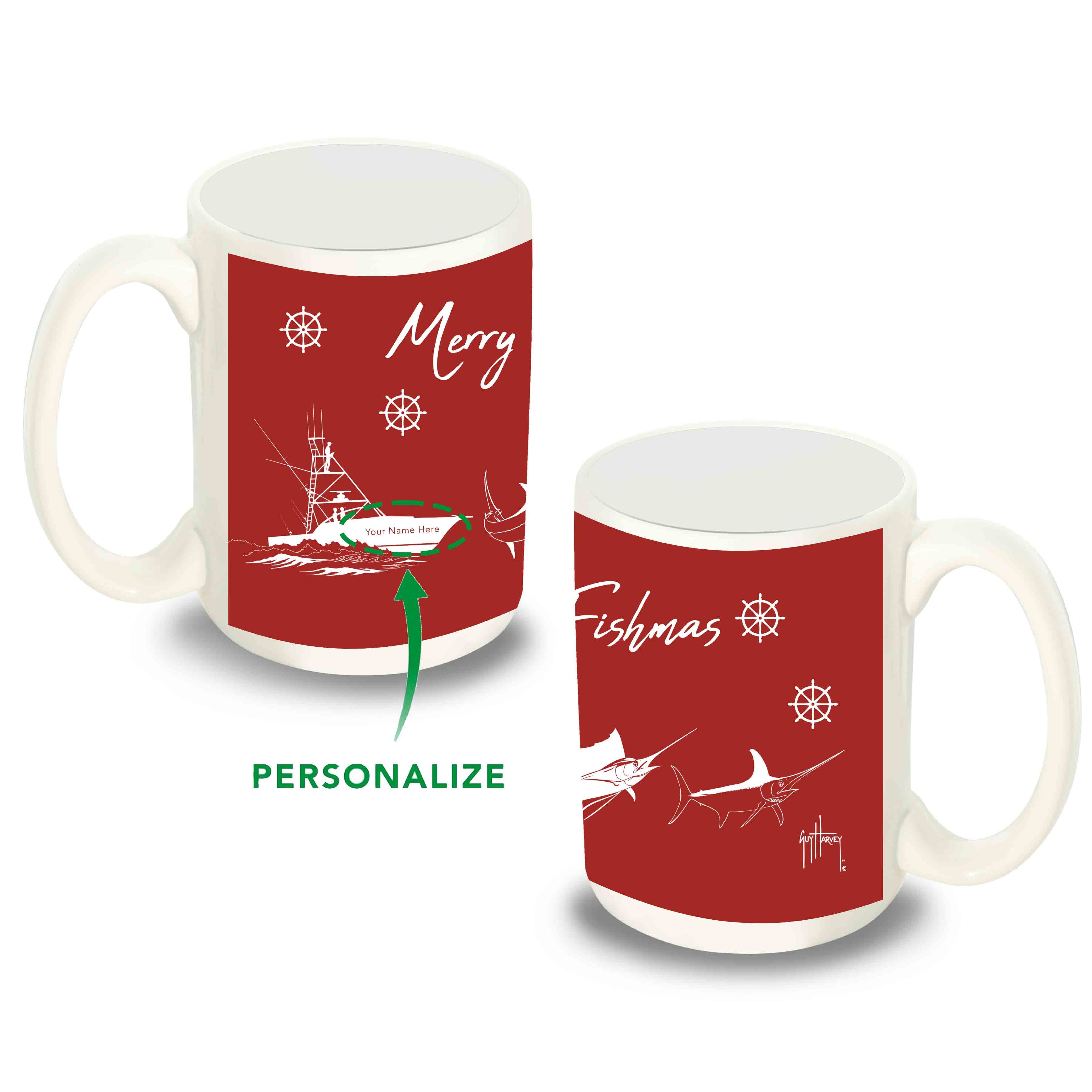 Holiday Boat Custom Mug View 1