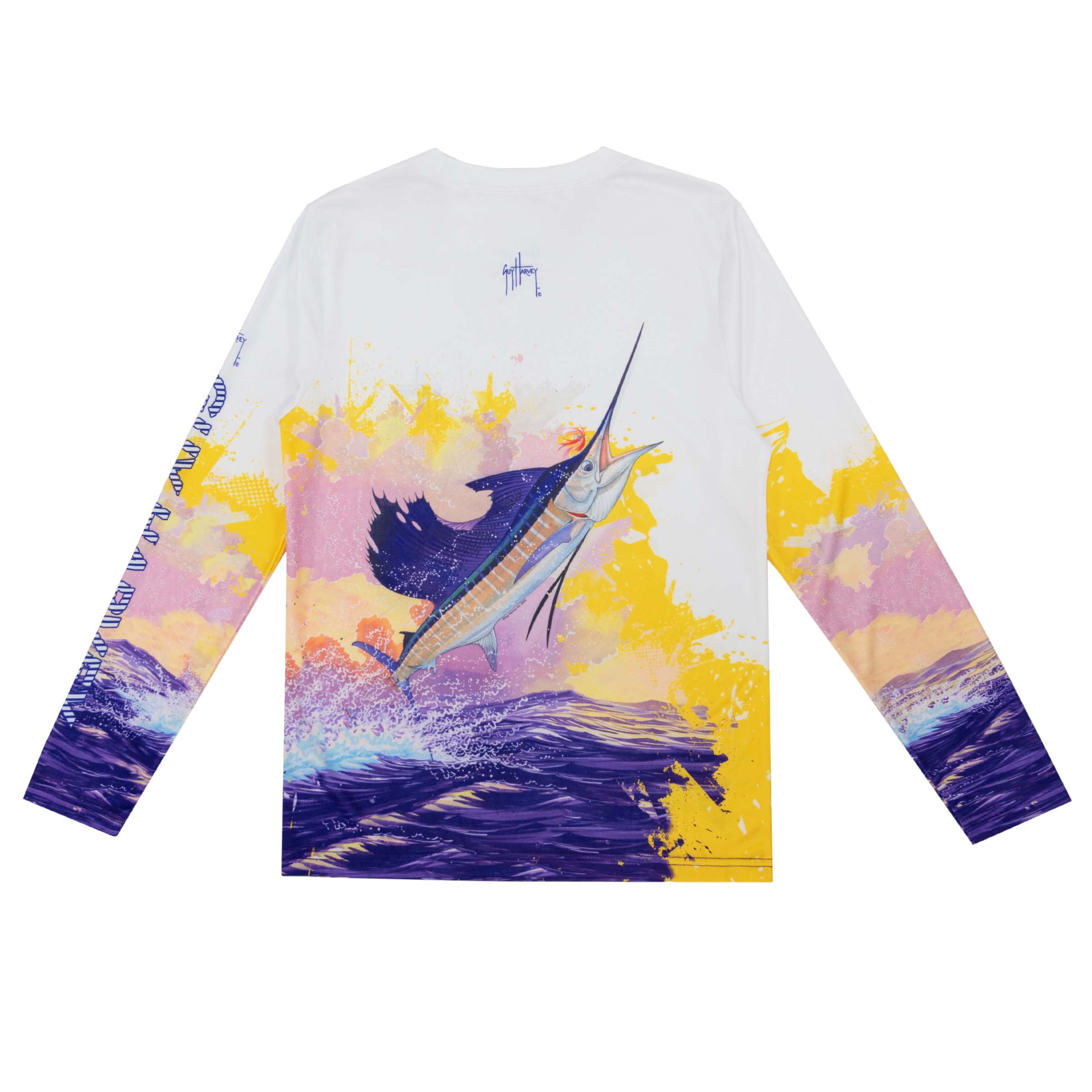 Kids Artistic Sail Performance Sun Protection Shirt UPF 30 View 3