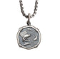 Medium Size Sterling Silver Pendant with Box Chain Necklace