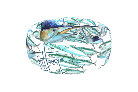 Guy Harvey Slammed Groove Ring® viewed from side View 2