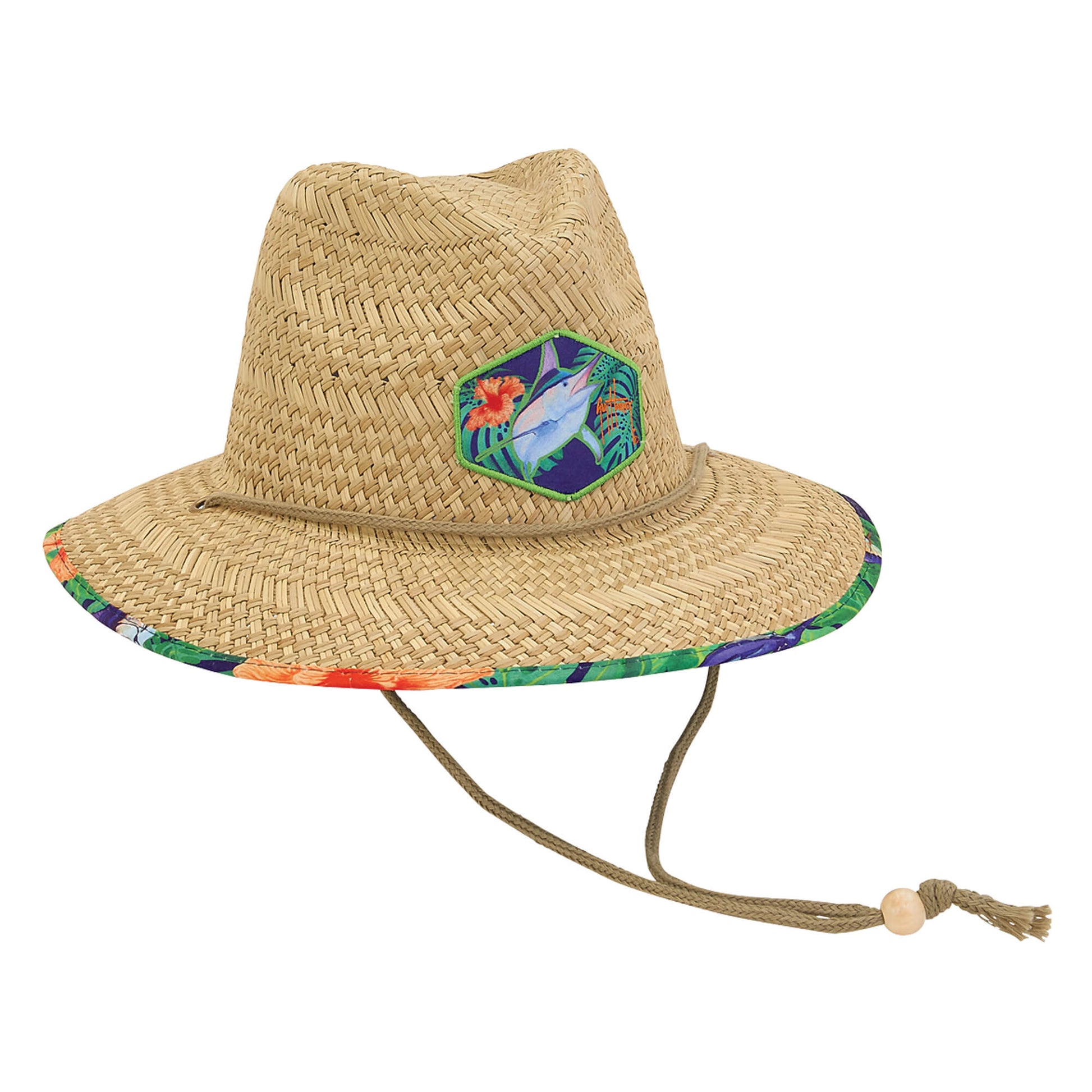 Tropical Marlin Straw Hat View 1