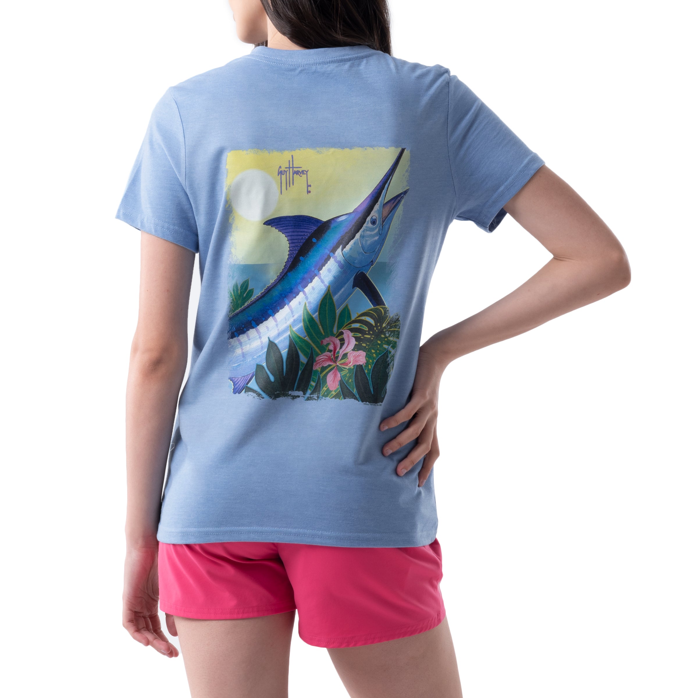 Ladies Paradise Short Sleeve V-Neck T-Shirt View 1