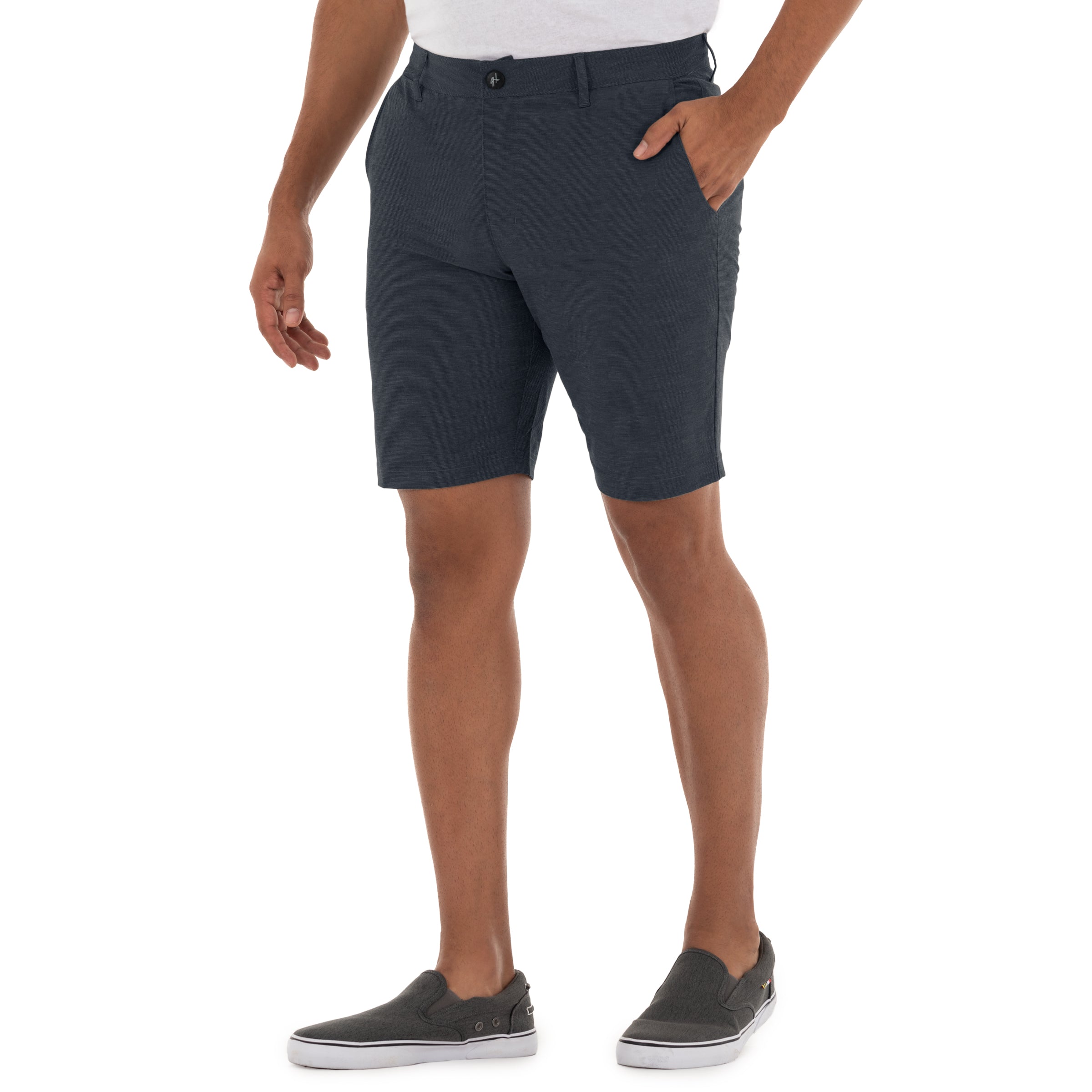 Men's 9" Hybrid Performance Blue Walking Short View 4