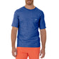 Men's Blue And Bertram Short Sleeve Pocket Royal T-Shirt View 2