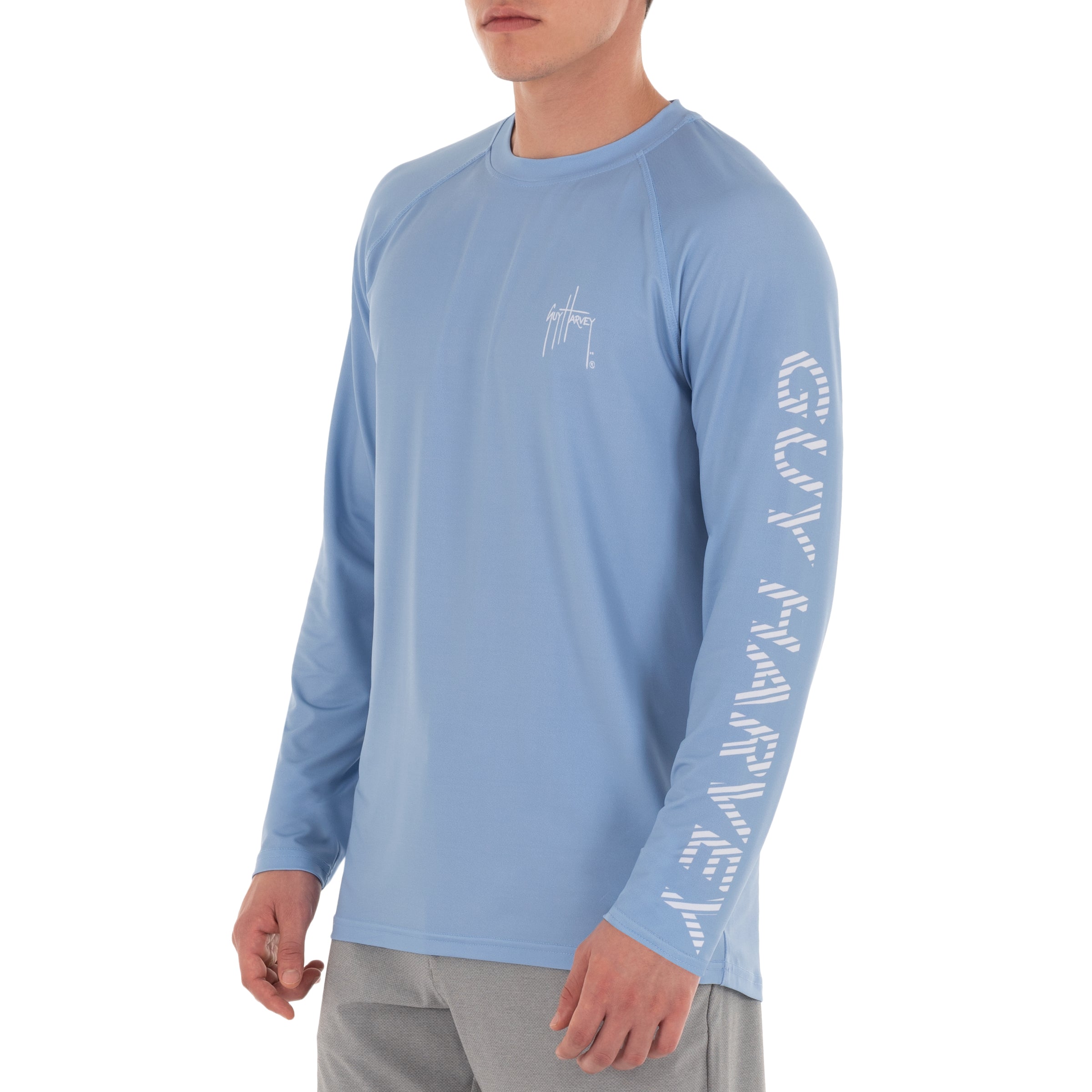 Men's Dorado Inside Flip Raglan Sleeve Sun Protection Top View 6