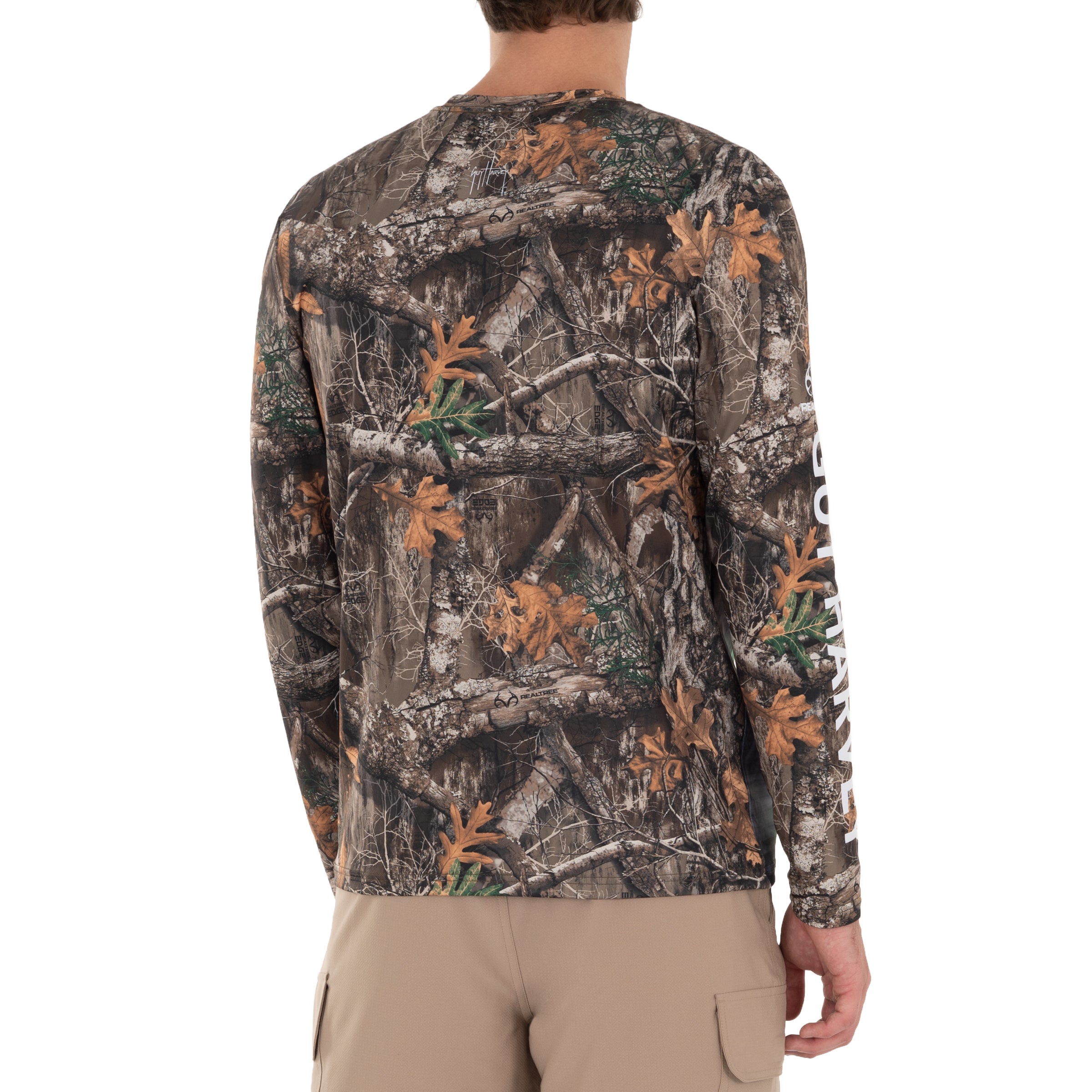 Men's Bass Bending Realtree Long Sleeve Performance T-Shirt View 2