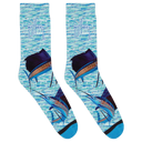 Baitwall Sails Blue Socks View 1