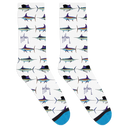 Billfish Species Socks View 1