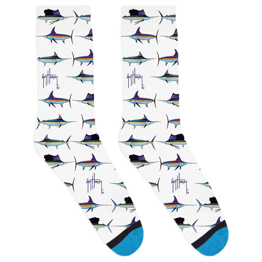 Billfish Species Socks View 1