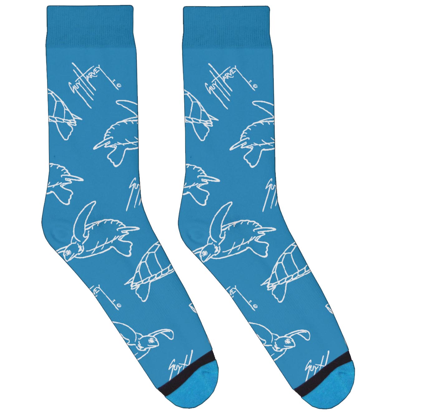 Blue Turtles Socks View 1