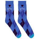 Mahi Argyle Bamboo Knitted Socks View 1