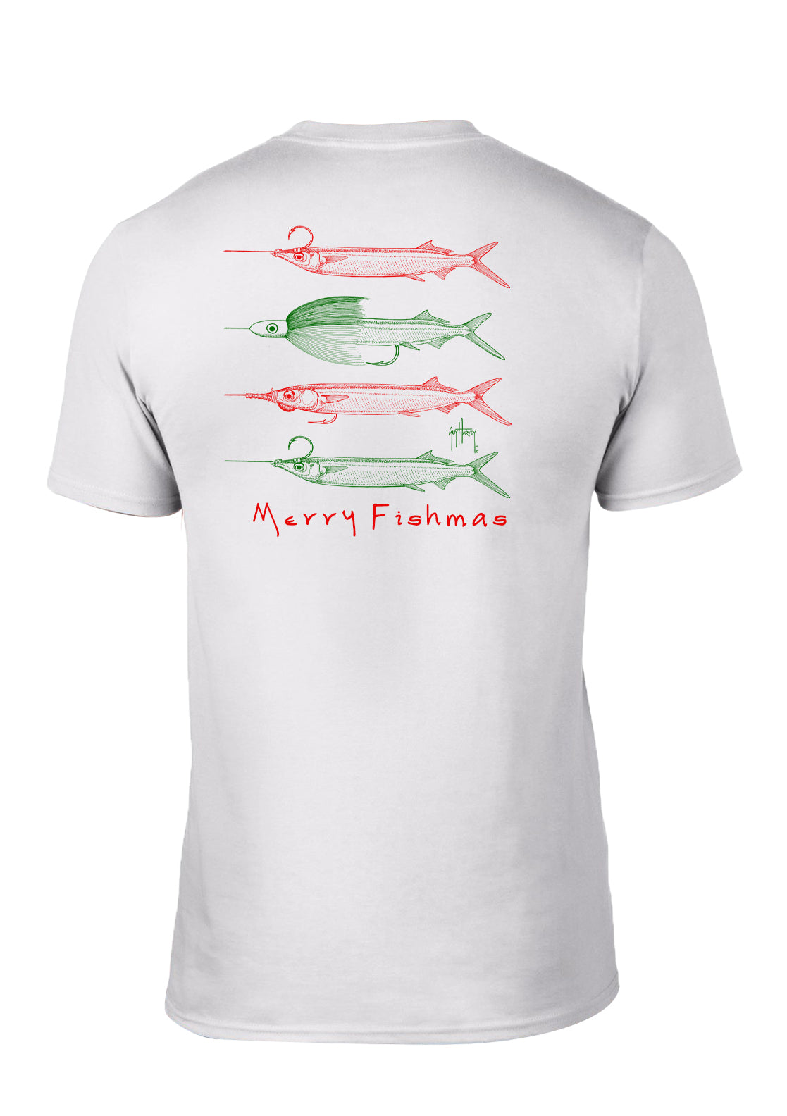 Men's Fishmas Bait Pocketed T-Shirt