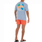 Men's Coastal Redfish Short Sleeve Blue T-Shirt View 6
