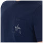 Men's Patriotic Yellowfin Tuna Short Sleeve Pocket Navy T-Shirt