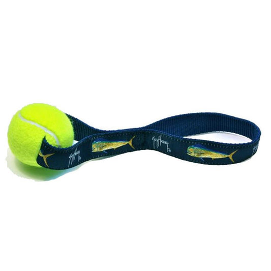 BULL DOLPHIN DOG TOY - NAVY View 1