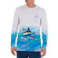 Men's Filtered Light Marlin Realtree Long Sleeve Performance T-Shirt