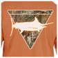 Men's Jumping Marlin II Realtree Orange Short Sleeve Pocket T-Shirt View 3