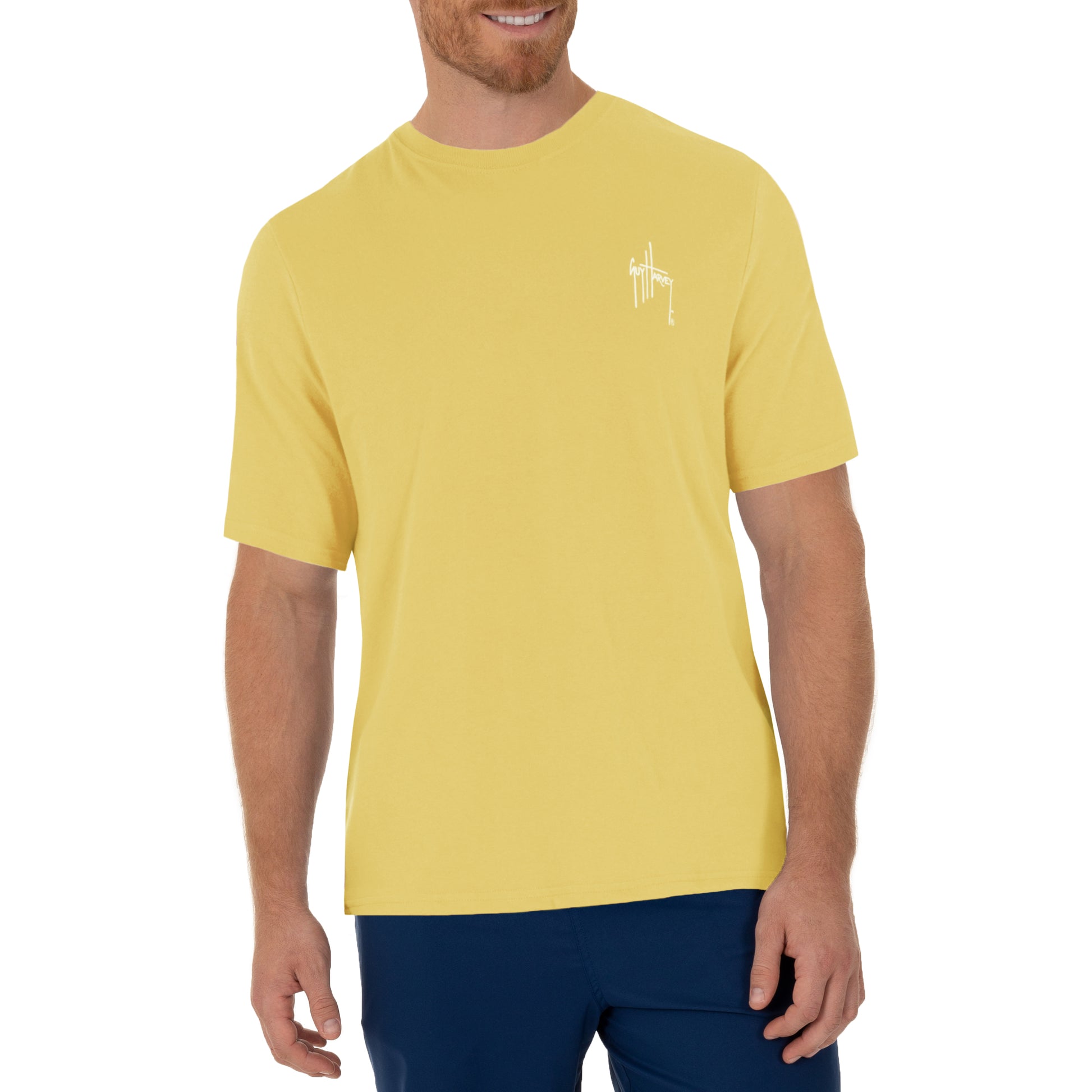 Men's Fast Mover Short Sleeve Yellow T-Shirt View 2