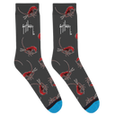 Spiny Lobster Grey Socks View 1
