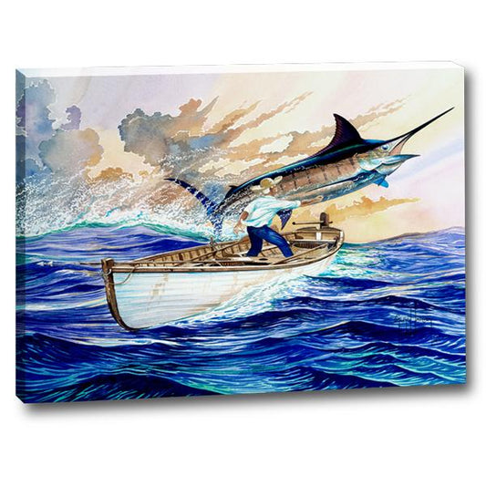 OLD MAN AND THE SEA SMALL CANVAS ART View 1